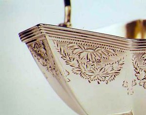 Sugar Basket, George III, (Detail) by English School